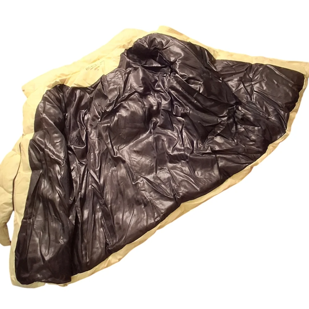 BCBGeneration Paris Puffer Jacket Hooded Yellow Full-Zip    Women Plus Size XXL - Picture 7 of 16